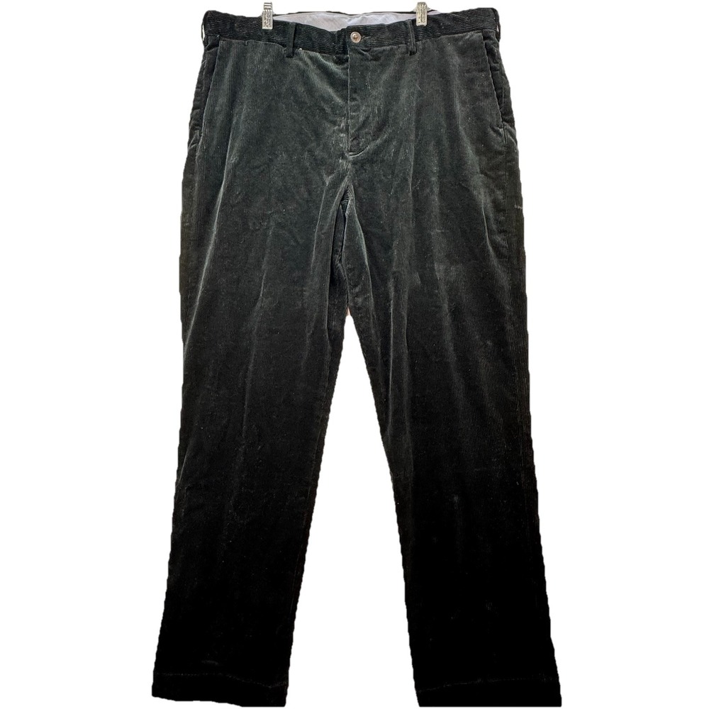 Polo Ralph Lauren Stretch Classic Fit Corduroy Pants Men's 38 X 32 Black Stretch